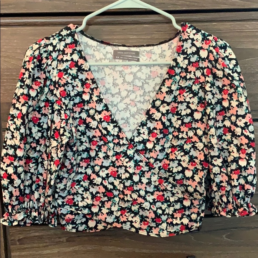 Wrap crop top